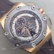 Swiss 7750 Audemars Piguet Rose Gold Brown Rubber Replica Watch (4)_th.jpg